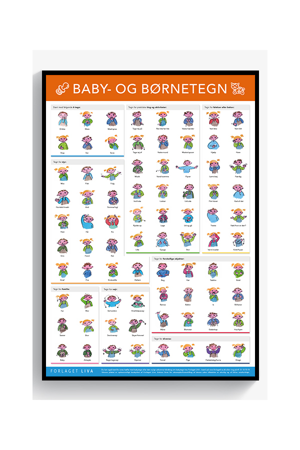 Plakat: Baby- og Børnetegn 2015